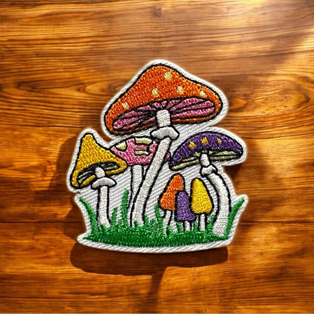 Mushroom Embroidered Patch
